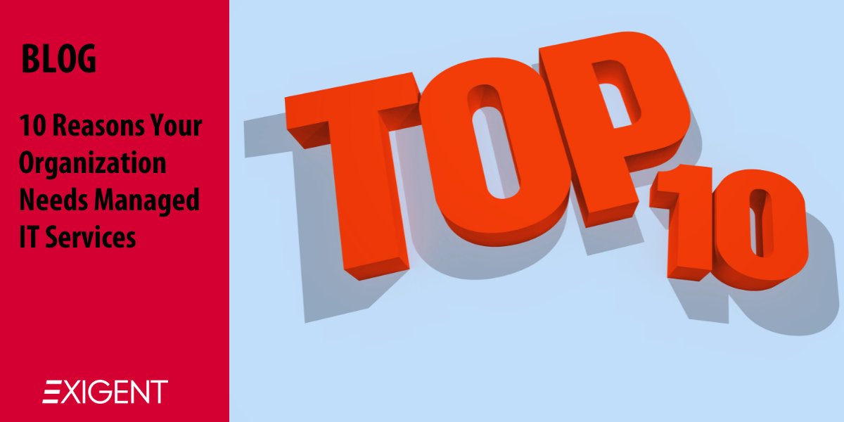 _EXIGENT's tweet image. Hiring an IT team vs. managed services? Save up to 40% &amp;amp; access qualified experts with MSPs. 
Read our blog about the 10 benefits of managed IT services to learn more about cost-savings. hubs.ly/Q02hjFC50 
 #ITCosts #MSP #TechExpertise