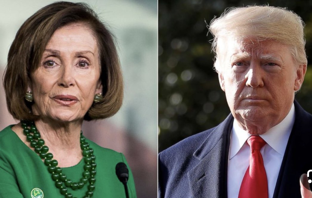 Nancy Pelosi says Trump is a disgraced, defeated former president who destroyed Roe v Wade, sabotages health care, bows to Putin and vows to be a dictator. Reply and Repost if you agree with her! 🤚