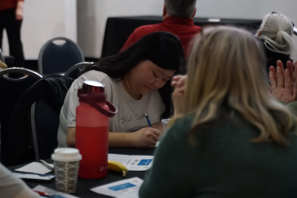 Today, our educators are sharpening their skills during a professional development day! Staff also took part in several wellness breakout sessions 🍎😄🤝#ServingEveryLearner
