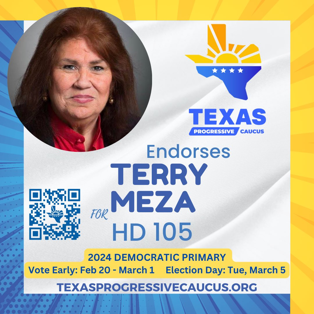 Today is the first day of Early Voting in Irving! I’m proud to be endorsed by the @TXProgresCaucus! Voting is happening today from 8AM - 5PM. During early voting you can vote anywhere in the county! experience.arcgis.com/experience/80d…