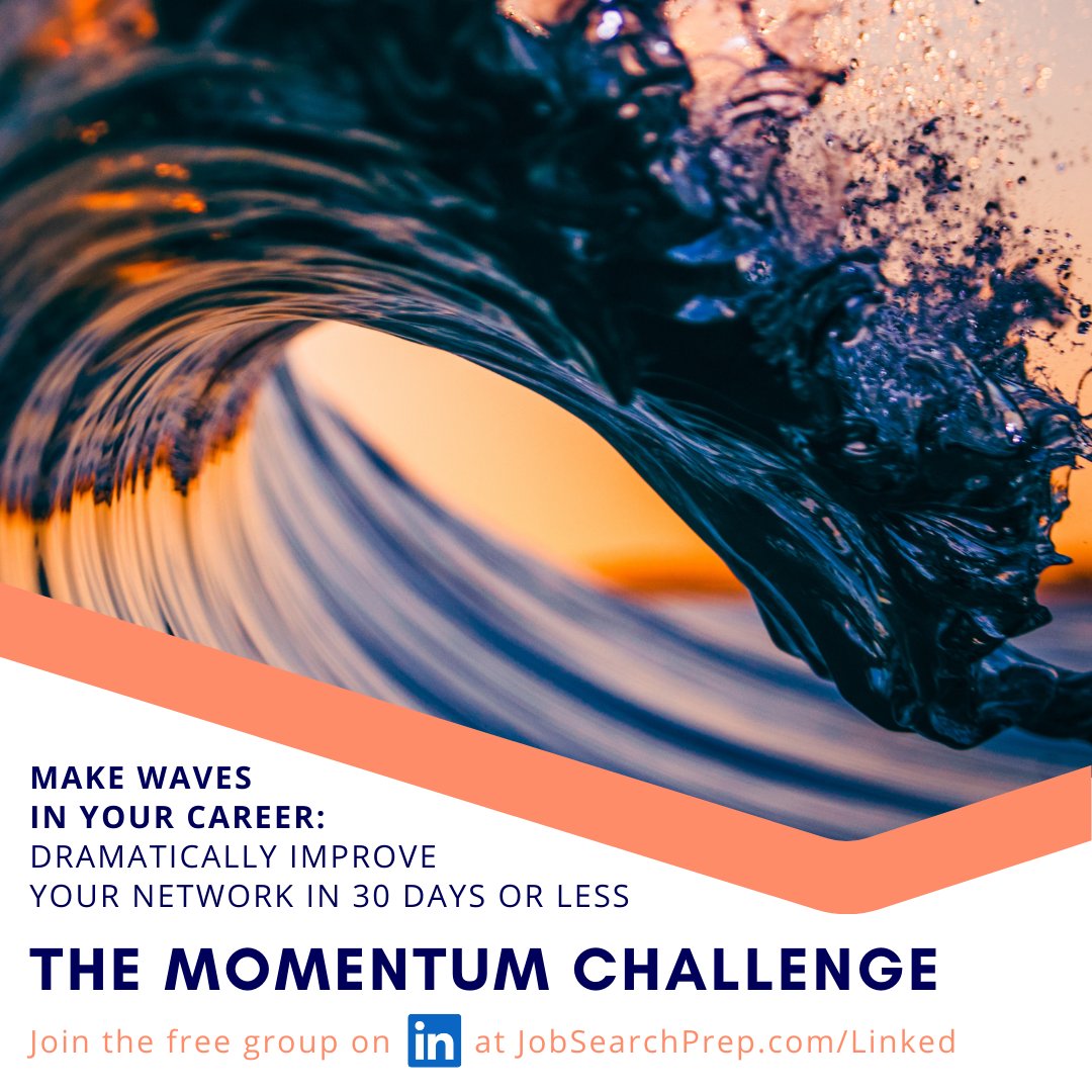 🌊 Whether we know each other from Texas A&amp;M, previous jobs, career coaching, connections or just met... you are invited! The free Linked Momentum Challenge is kicking off! Make Waves in Your Career: Dramatically Improve Your Network in 30 Days or Less -  linkedin.com/groups/1250238…