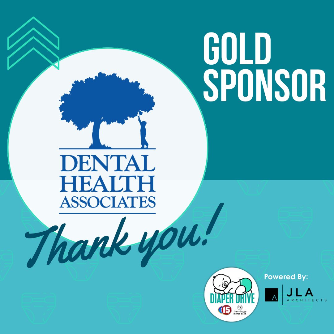 Thank you to our Gold sponsor, Dental Health Associates of Madison! Your contribution to will ensure hundreds of babies have the essentials they need to thrive 🌱 #enddiaperneed #wmtv15diaperdrive #ittakesavillage #bethevillage