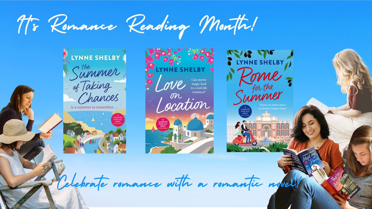 It's Romance Reading Month!     
Celebrate romance with a romantic novel!        

ROME FOR THE SUMMER💕
LOVE ON LOCATION🏖️
THE SUMMER OF TAKING CHANCES☀️
#RomanceReaders #destinationromance

amazon.co.uk/stores/author/…