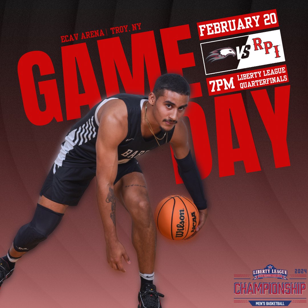 .@BardHoops starts their playoff run tonight at RPI! Links are at bardathletics.com