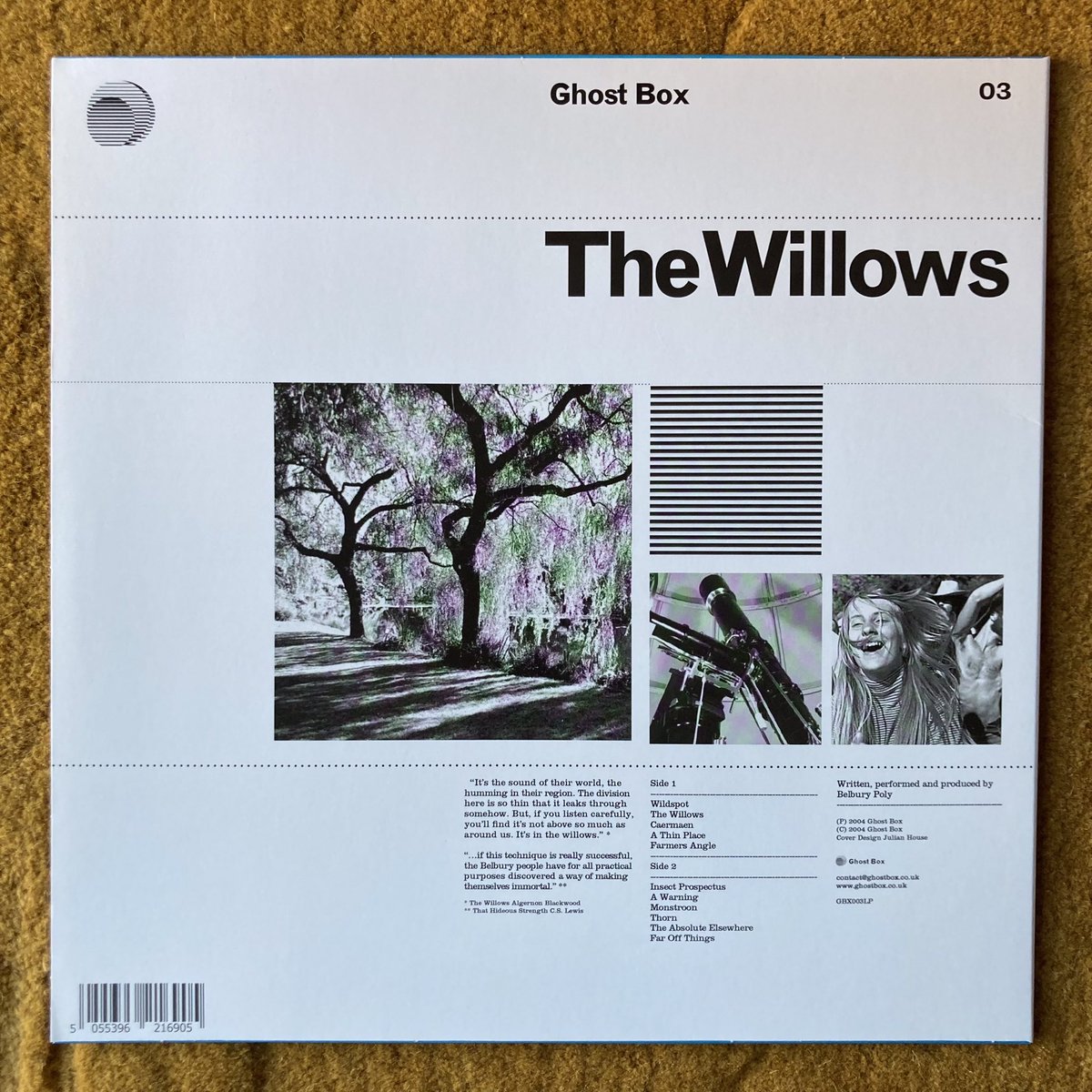 Belbury Poly (LP) - The Willows (@GhostBoxRecords) monorailmusic.com/product/the-wi… 🎛️🌳🎛️ #ghostly #altered #voices #archival #fragments #conjure #children #television #programs #haunted #landscapes #radiophonic #oddly #familiar #shelved #children #TV #programs #spooky  (@Monorail_Music)