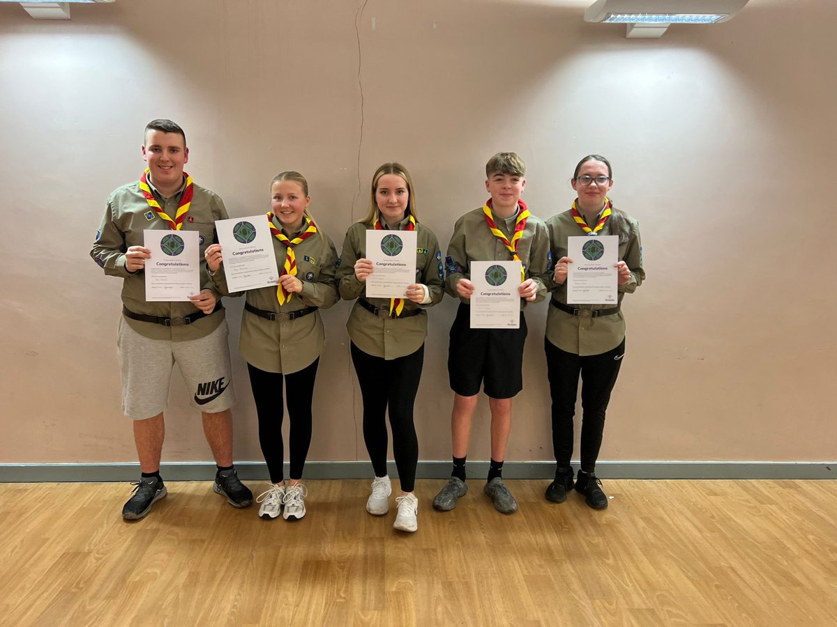 JenLafferty2's tweet image. Some badges, belts and certificates presented to the Explorers tonight!
Explorer Scout Young Leader Belts
You Shape Awards
Bronze Duke of Edinburgh 
Bronze Zodiac Awards
Saltire Awards for volunteering!!
@ClydeScouts @ScoutsScotland @NLCYouthwork @9thAirdrie @kirstydofe