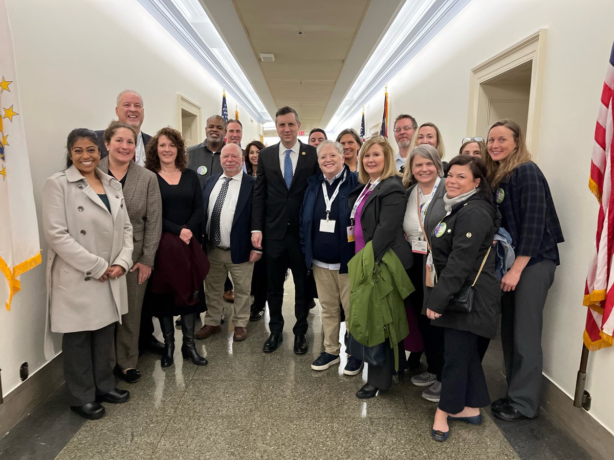 RI Community Health Center advocates and leaders visit Capital Hill #PIForum24. Thank you to @rep_magaziner for your time and support.  <a href="/NACHC/">NACHC</a>