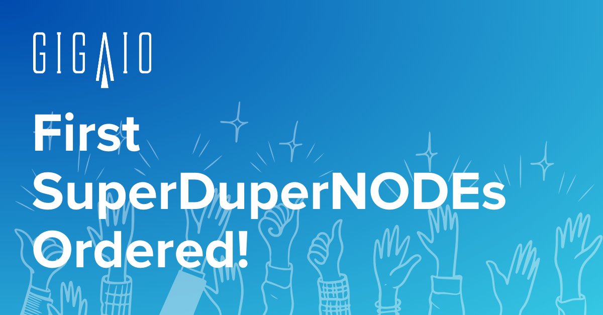 giga_io's tweet photo. Unlocking unprecedented GPU scalability! Dive into the future of supercomputing with #GigaIO's revolutionary 64 GPU SuperDuperNODE. A game-changer in the #HPCcommunity for all #techenthusiasts. https://t.co/jc6VguMLO2 https://t.co/avcrEtbwfy