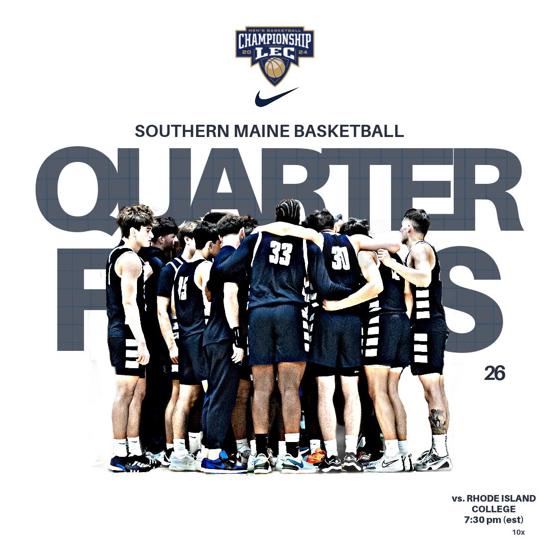 🚨Gameday🚨
🏀 RIC @ USM
📍 Gorham, ME | Hill Gym
⌚️ 7:30 pm (est)
#attitude #10x #pullthesled