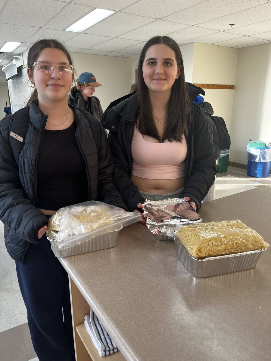 Our first ever after school cooking club is taking home spaghetti and meat sauce to their families for tonight’s supper <a href="/HRCE_NS/">Halifax Regional Centre for Education</a>