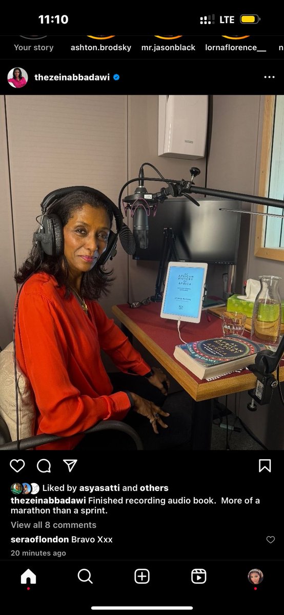 Finished recording the audio version  of my History of Africa book. More of a marathon than a sprint! Out April 18