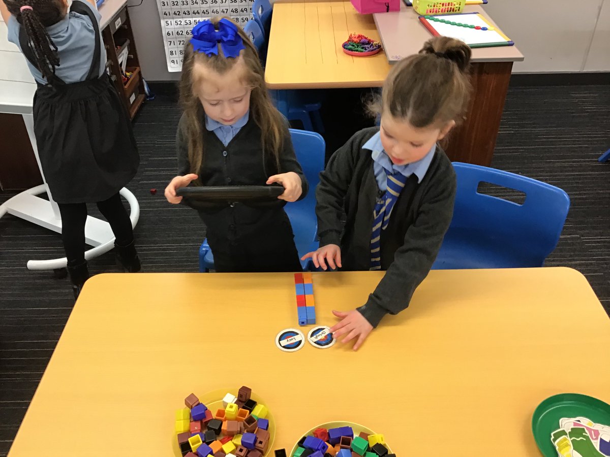 MissToner2's tweet photo. P1 learning in different ways during their numeracy time #play #pattern #skipcounting #ordering #independent #partnerwork #digitallearning #confidentindividuals https://t.co/DOqFDVawzf