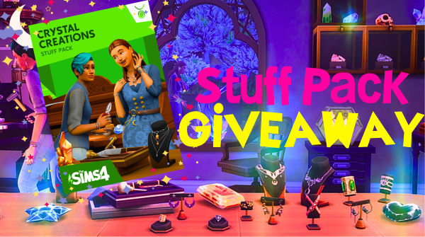 Sul Sul Simmers!✨

Thanks to the #EACreatorNetwork I am able to host a giveaway for the next stuff pack coming called, Crystal Creations! 🌙

[HOW TO ENTER]
⭐Follow my twitter!
⭐Sub on YT [bit.ly/4bIGYHy]
⭐Comment your favorite crystal! 

#CrystalCreations #giveaway