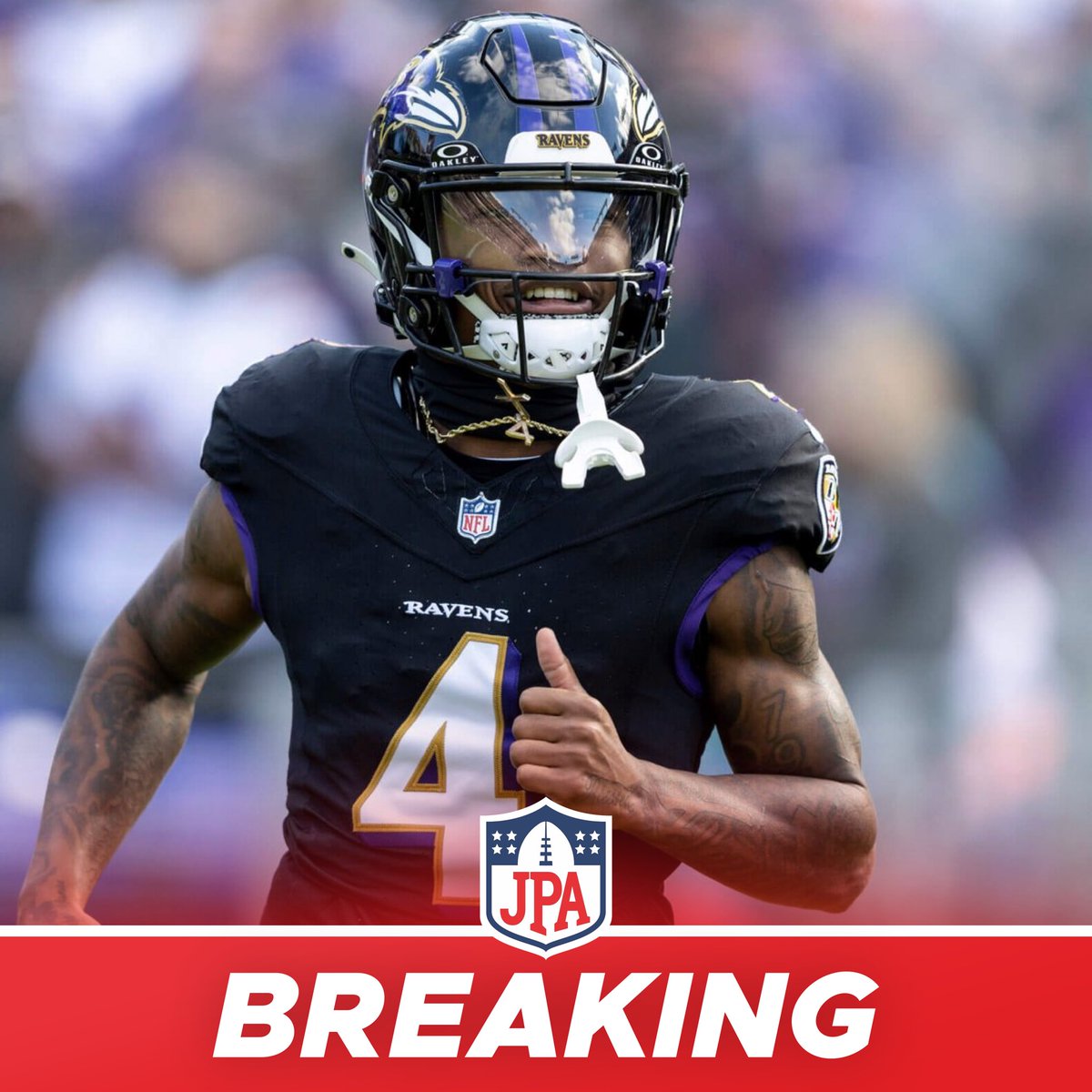 𝗕𝗥𝗘𝗔𝗞𝗜𝗡𝗚: The police have suspended their investigation into #Ravens WR Zay Flowers and he will face no charges, per @jamisonhensley