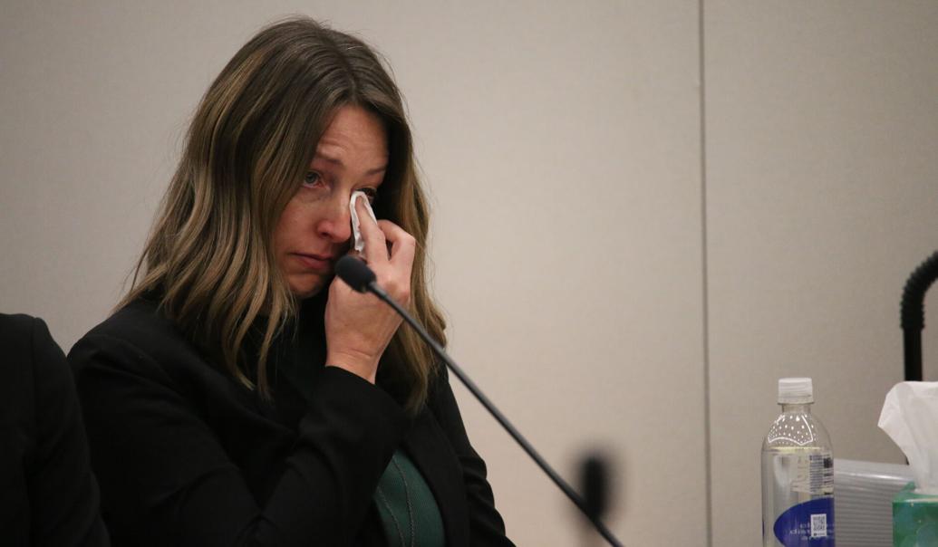Our own Xain Ballenger took 2nd place for best news photo in the national Associated Collegiate Press Clips &amp; Clicks Contest for this May 2023 photo of Dr. Caitlin Bernard before the medical licensing board. It was a tough story to cover, and he did it beautifully—it's official.