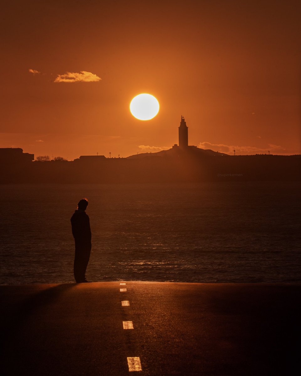 Todos los caminos (coruñeses) me llevan a ella. 🧡🫶🏽