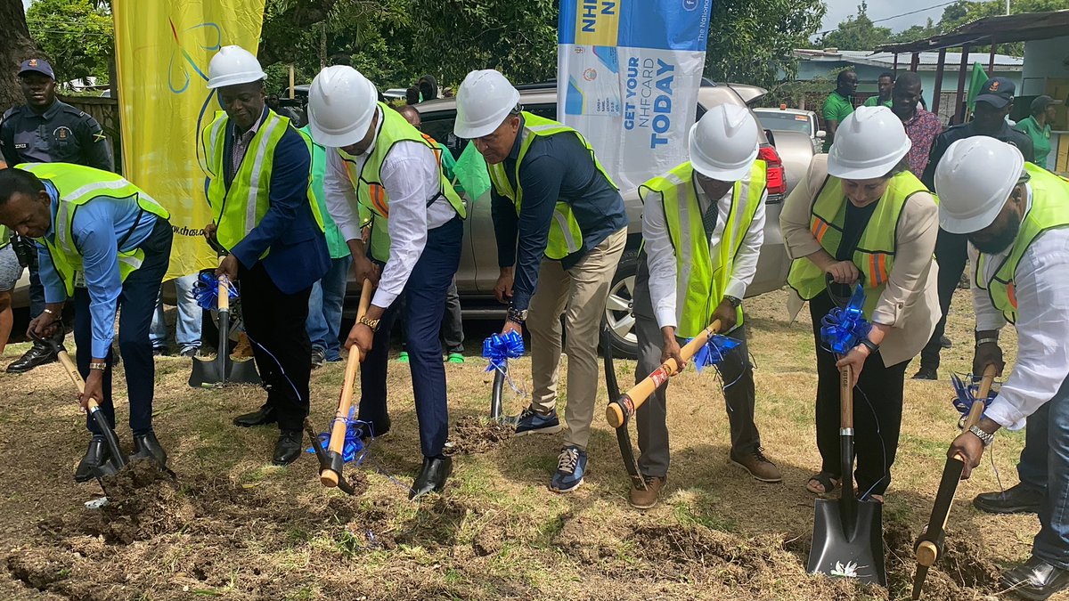 DrNormanDunn's tweet photo. After YEARS OF REPRESENTATION, when persons said it could not be done, it’s an absolute pleasure to participate and to witness the GROUNDBREAKING OF THE BELFIELD CLINIC!! 🥳✅🇯🇲 #MpDunnAtWork @christufton @AndrewHolnessJM @themohwgovjm https://t.co/Ka0LfEyMLw