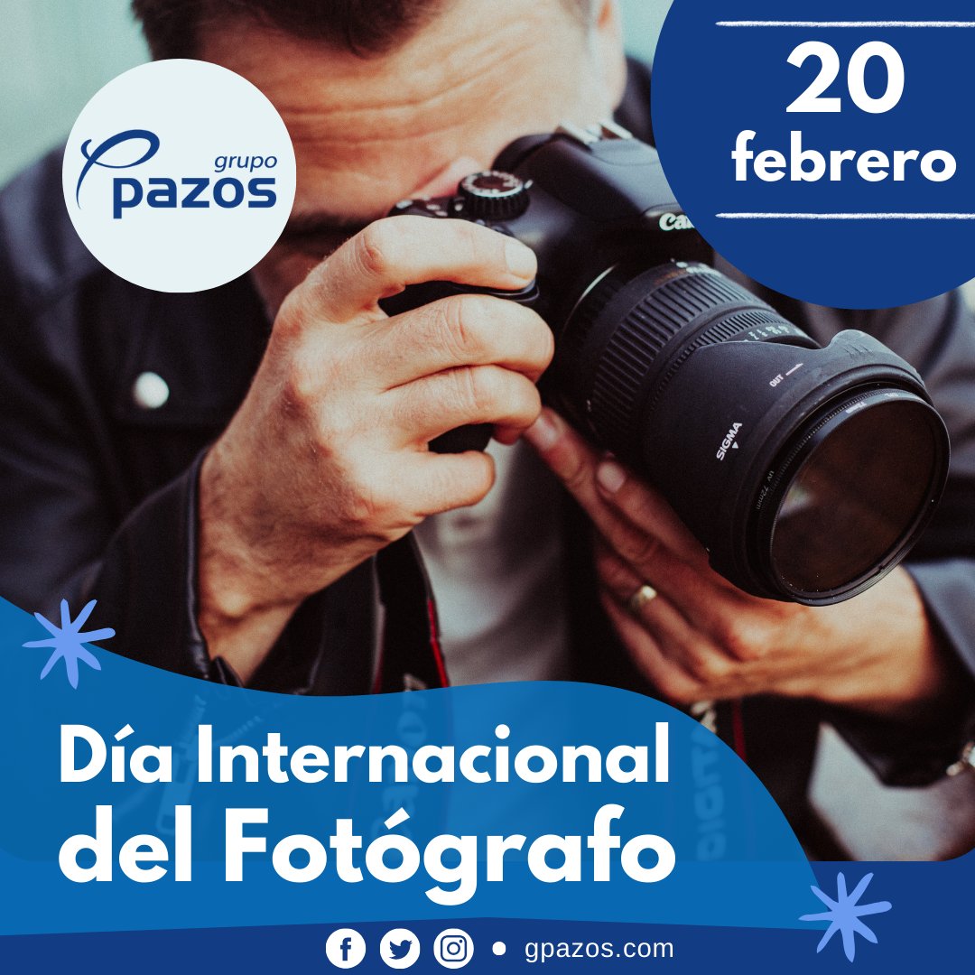 ✨ Este 20 de febrero se celebra el 𝗗𝗶́𝗮 𝗜𝗻𝘁𝗲𝗿𝗻𝗮𝗰𝗶𝗼𝗻𝗮𝗹 𝗱𝗲𝗹 𝗙𝗼𝘁𝗼́𝗴𝗿𝗮𝗳𝗼 📸

Nuestro reconocimiento al trabajo de estos profesionales de la lente que con su visión y creatividad desempeñan un papel fundamental como testimonio visual de hechos importantes.