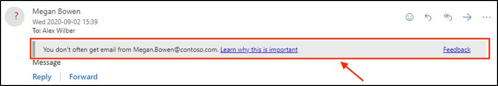 Seeing 'You don’t often get email from this sender' at the top of your emails? 

Learn more about Outlook's 'first contact safety tip' feature, and other security features you can customize: students.wlu.ca/services-and-s…