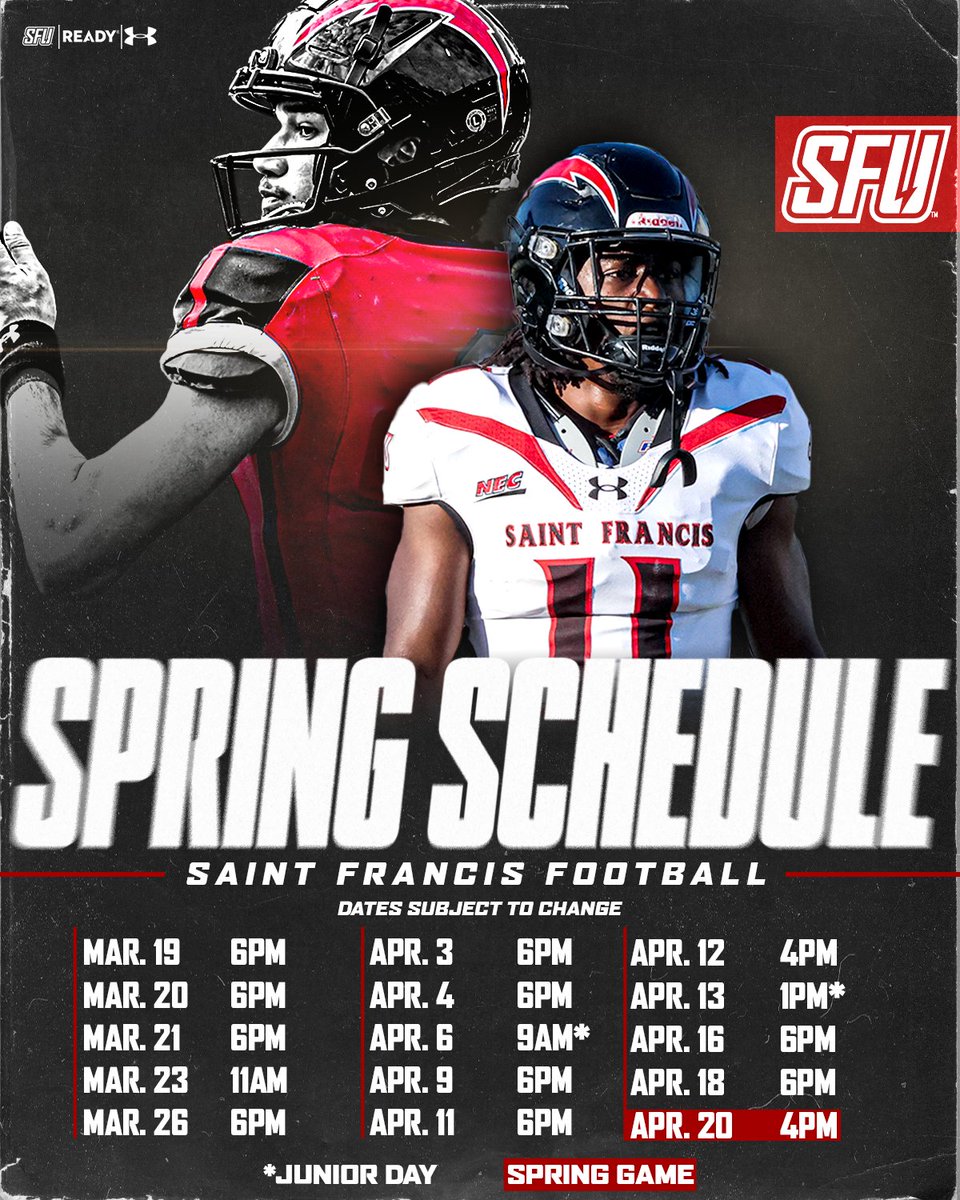 Spring ball is less than a month away 👀

#RaiseTheStandard