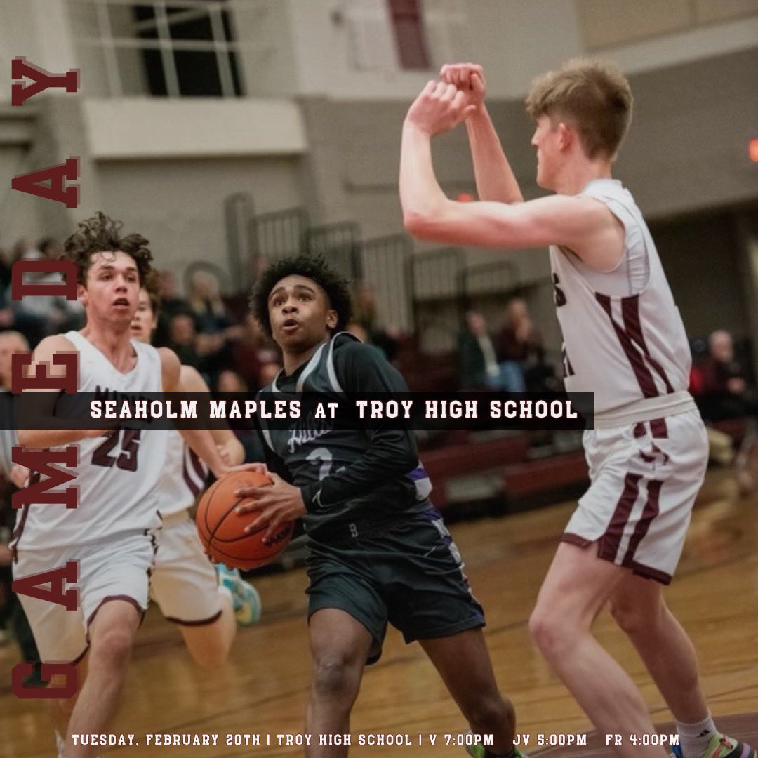 Maples Basketball (@maples_hoops) on Twitter photo #G A M E D A Y 🏀💥
Seaholm at Troy!
Varsity @ 7pm
JV @ 5:30
Freshman @ 4pm
📍4777 Northfield Parkway, Troy
📸 @finsp1717 @laskey_max_21
@themapleforest @MIprepzone @bill_watson19 @scscores @theDZoneBball @michHSsports <a href="/freeppreps/">Freep H.S. Sports</a> <a href="/OAAathletics/">OAA Athletics</a> @theoaklandpress <a href="/folsombrandonj/">Brandon Folsom</a> #G A M E D A Y 🏀💥
Seaholm at Troy!
Varsity @ 7pm
JV @ 5:30
Freshman @ 4pm
📍4777 Northfield Parkway, Troy
📸 @finsp1717 @laskey_max_21
@themapleforest @MIprepzone @bill_watson19 @scscores @theDZoneBball @michHSsports <a href="/freeppreps/">Freep H.S. Sports</a> <a href="/OAAathletics/">OAA Athletics</a> @theoaklandpress <a href="/folsombrandonj/">Brandon Folsom</a>