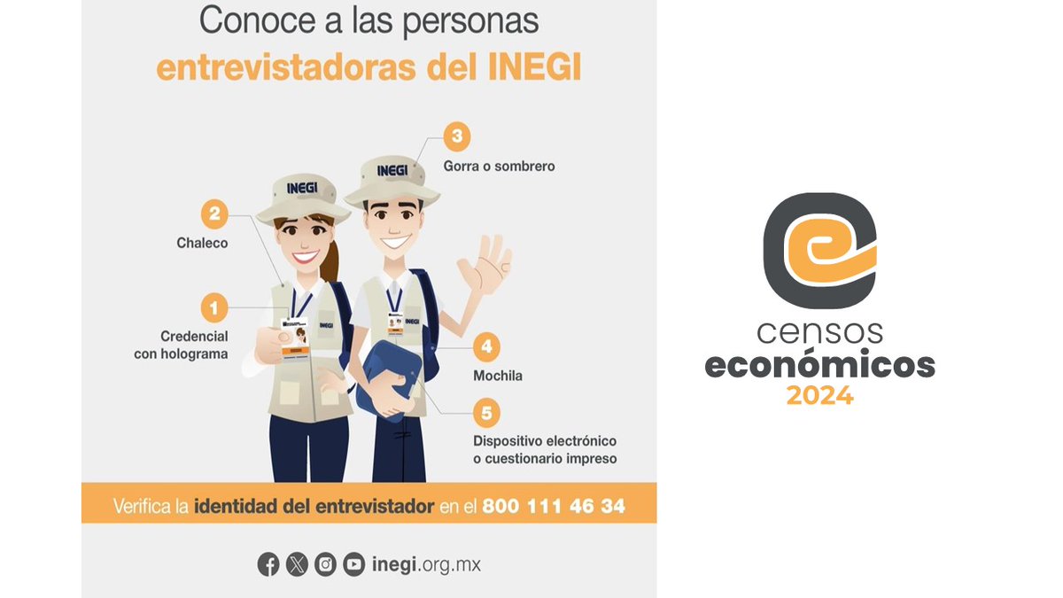 JorgeLopezGuz's tweet photo. Me dio mucho gusto acompañar a una entrevistadora del #INEGI  en su actividad operativa para obtener información para los #CensosEconómicos2024 
¡Es tiempo de participar abre la puerta a las personas entrevistadoras del #INEGI https://t.co/dVhzQlOWvt