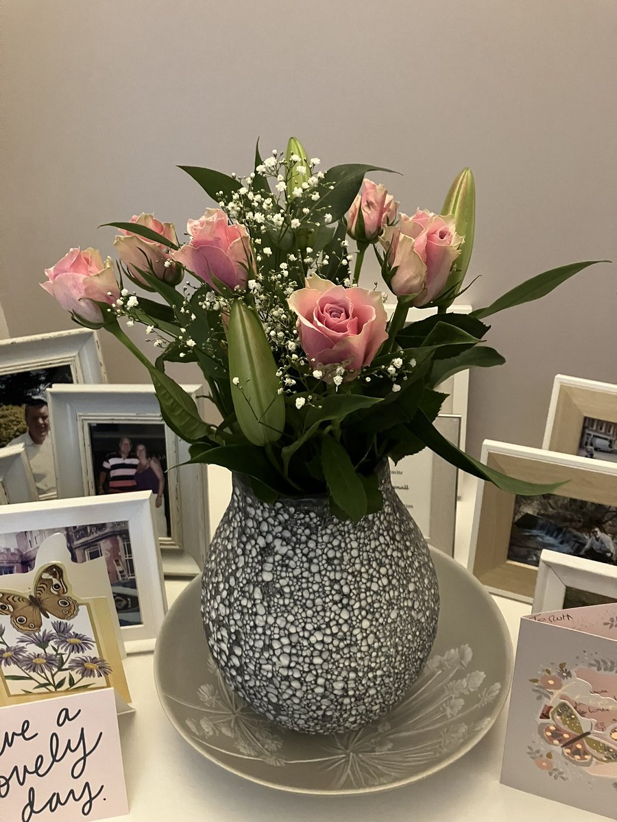 @efloristflowers A week ago I took delivery of Birthday Flowers from my Son. They are now fully open and stunning. Thank you 🌹