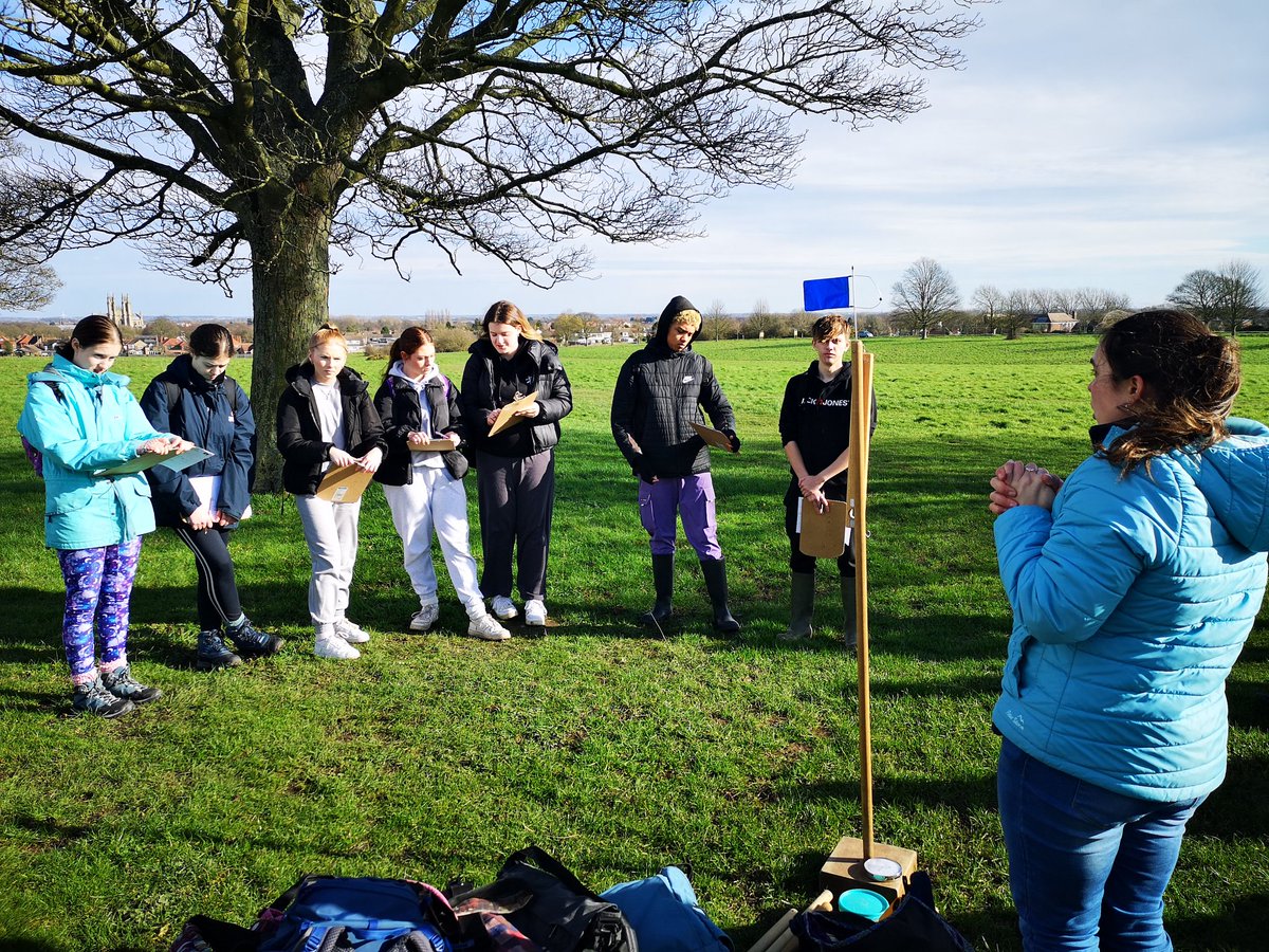 GeogWizard's tweet photo. Great first day @CranedaleCentre measuring microclimate in Beverley with some wonderful Y12 Geographers. @WalesGeography https://t.co/ZITJpbRnGf