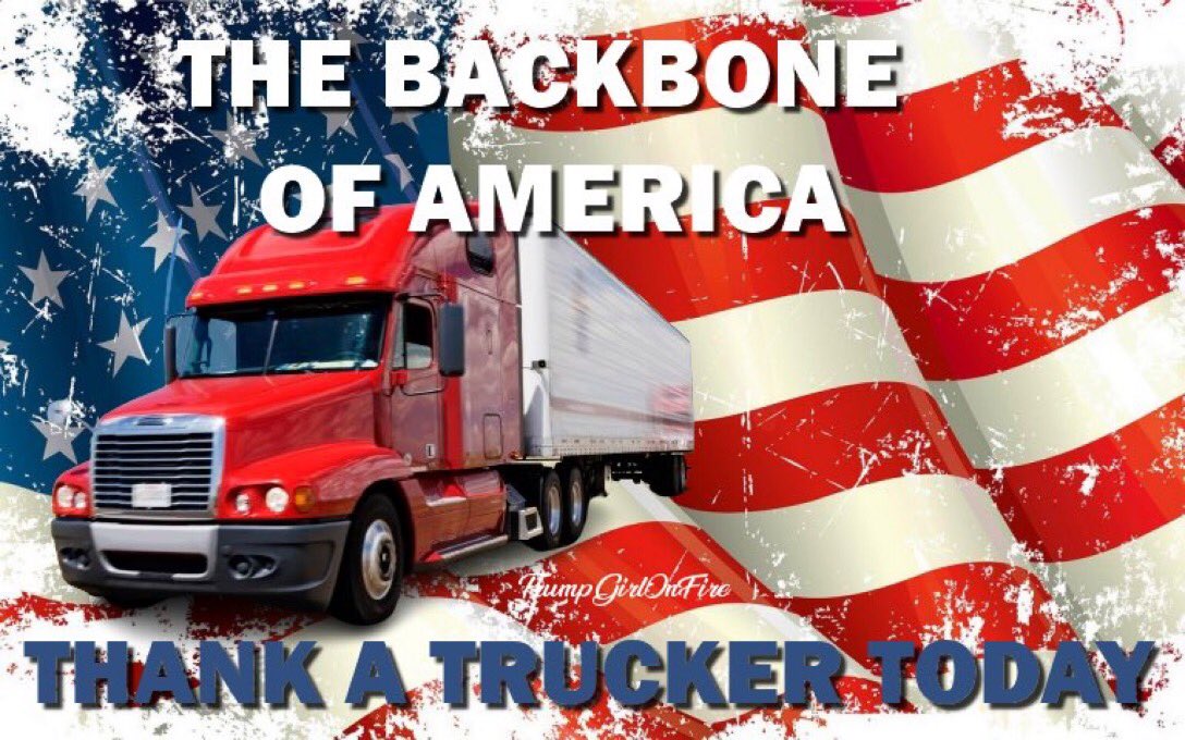 Tuesday Warriors! I Stand With Truckers🛻 @fordmb1 @CJSzx12 @nanavet3 @JVER2ME @1Gforce45 @Chloe4Djt @NYACC1978 @ItallionTony @CL4WS_OUT @GlockfordFiles @GaryWalters66 @1GaryBernstein @TurnSeattleRed @JanetTX_Blessed @JanetFr11616397 @SweetPeaBell326 @emma6USA🦅