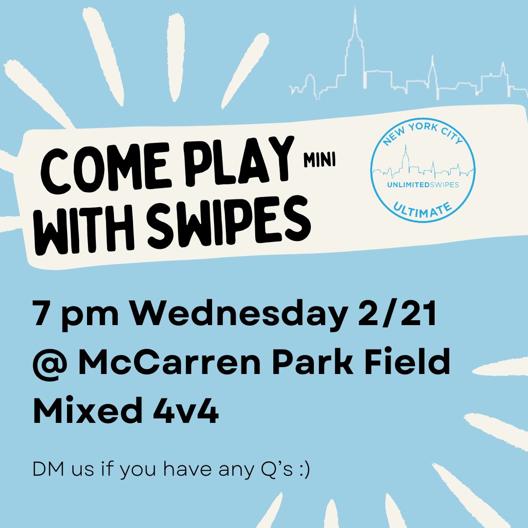 Wish you could have seen all our beautiful faces at Mini last week? Come see them tomorrow at McCarren, 7pm 💁✨

All are welcome, please reach out with any questions!