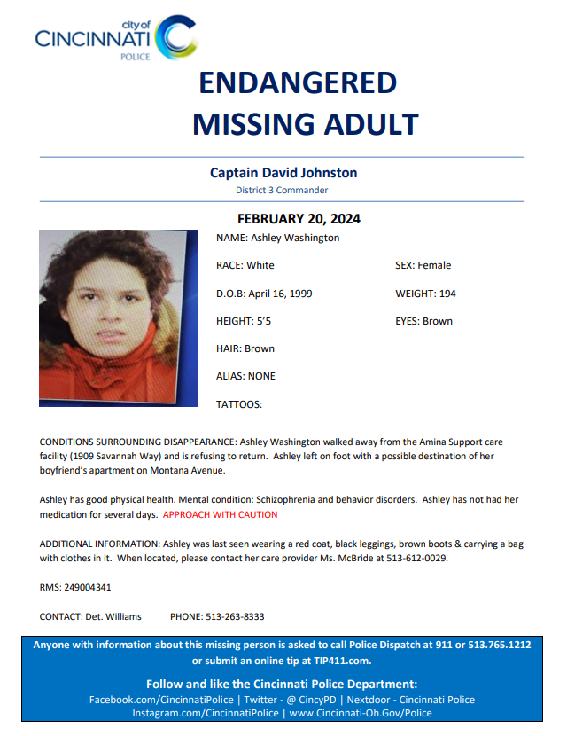 Cincinnati Police Department tweet media