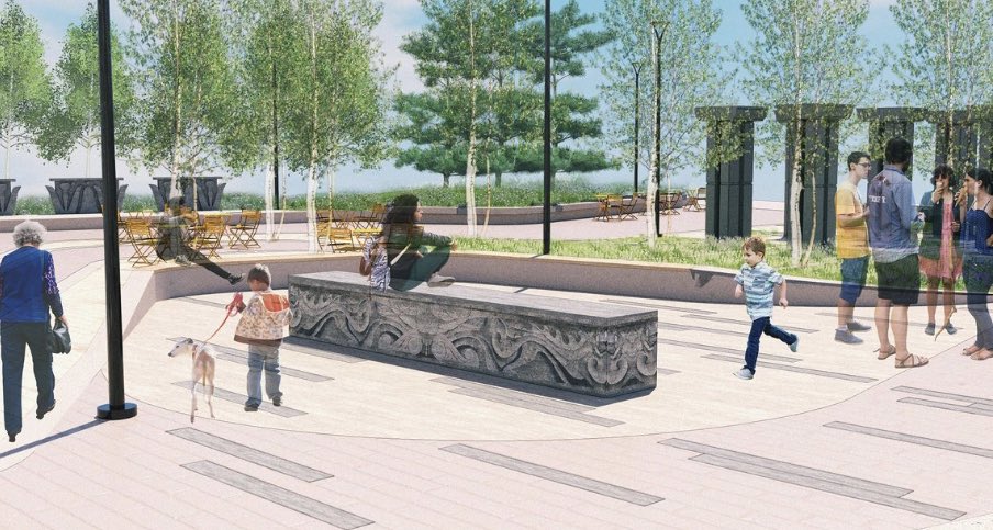 alexbozikovic's tweet photo. Two new downtown parks in Toronto with land arch by @JRStudio_news - each hugely lacking in seating.
The city keeps doing this: building squares in which there is nothing to do but sit, but almost nowhere to sit. https://t.co/Y7VSX4lxkq