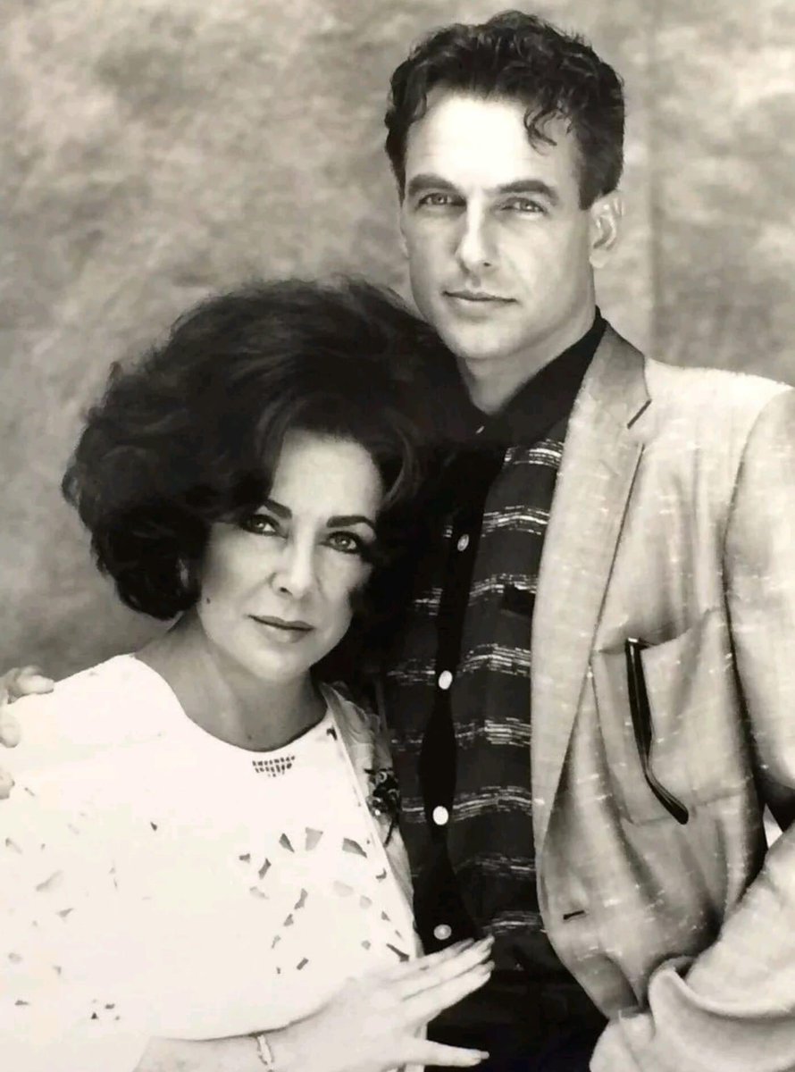Elizabeth Taylor and Mark Harmon