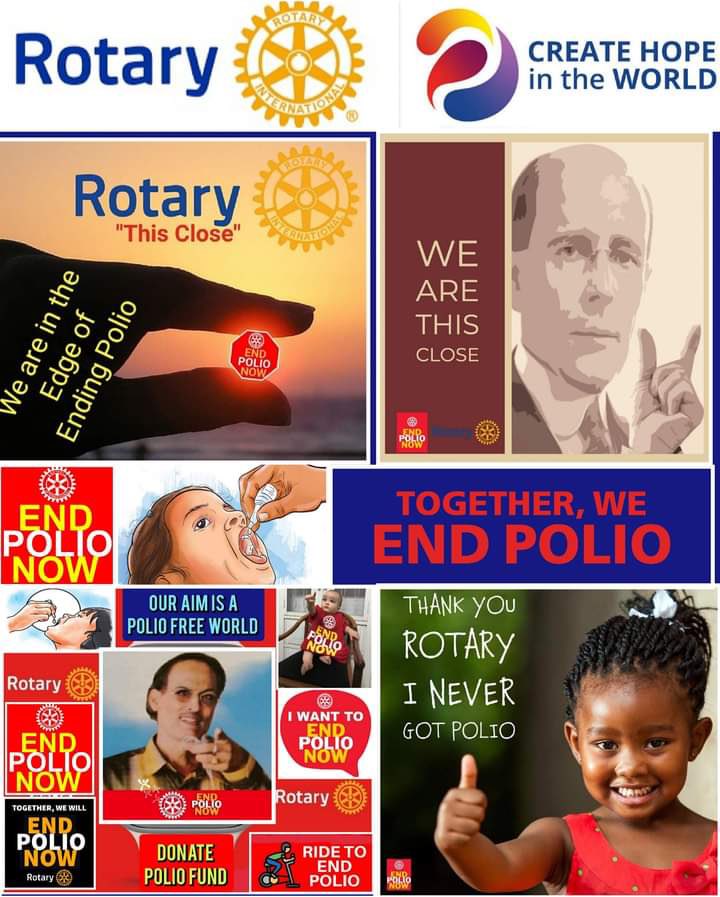 Today marks the beginning of the 5th round of National Immunization Days ( NIDs) in Zimbabwe and the first one since the shocking discovery of a child with polio in Gokwe. Despite this latest setback, we still as Rotarians have hope of ending polio in our lifetime #endpolio