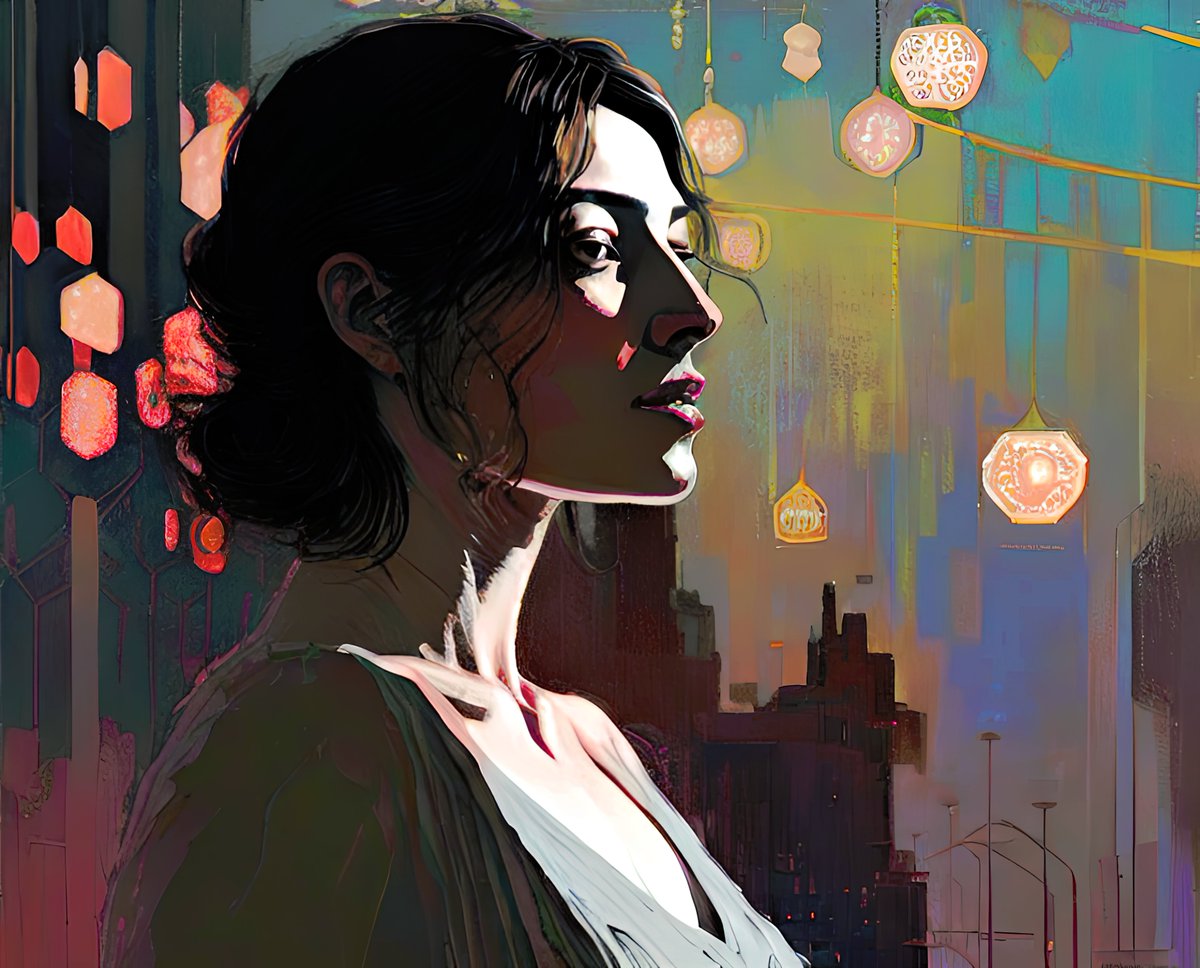 xalieri's tweet photo. Portraiture where you weren't looking, set 3. 2 of 3
#NoTimeLikeElsewhenever #Portraiture #AlternativeHistory #ImHereForTheAmbience #WeirdArt #PsychologicalLandscape #ImSureItMustMeanSomething
#DarkArts #DigitalArt #AIAssistedArt #AIArt #WomboDream #StableDiffusion https://t.co/AZIbuxSXi0
