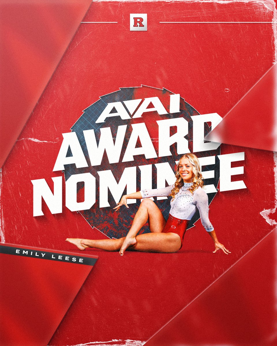RUGymnastics's tweet image. One of our own is one of the best in the country🤩

Congrats to Emily Leese on the AAI Award nomination!

📰 go.rutgers.edu/ynoh0iv2

#StormyKnights⛈️#GoRU!