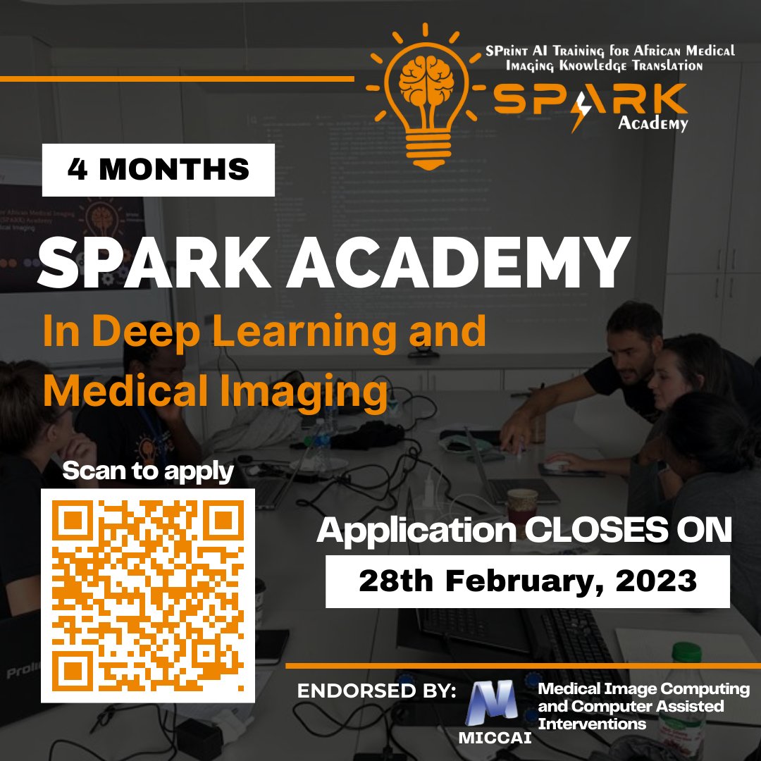 📢📢#Free #CourseAlert #2ndCall Let @baldedarsalam's success story inspire you! ieeexplore.ieee.org/document/10386… Join SPARK Academy! #free case-based hands-on #AI #training for #medicalImaging Apply @: event.fourwaves.com/spark @DeepIndaba #AfricaAI @MoroccoAI