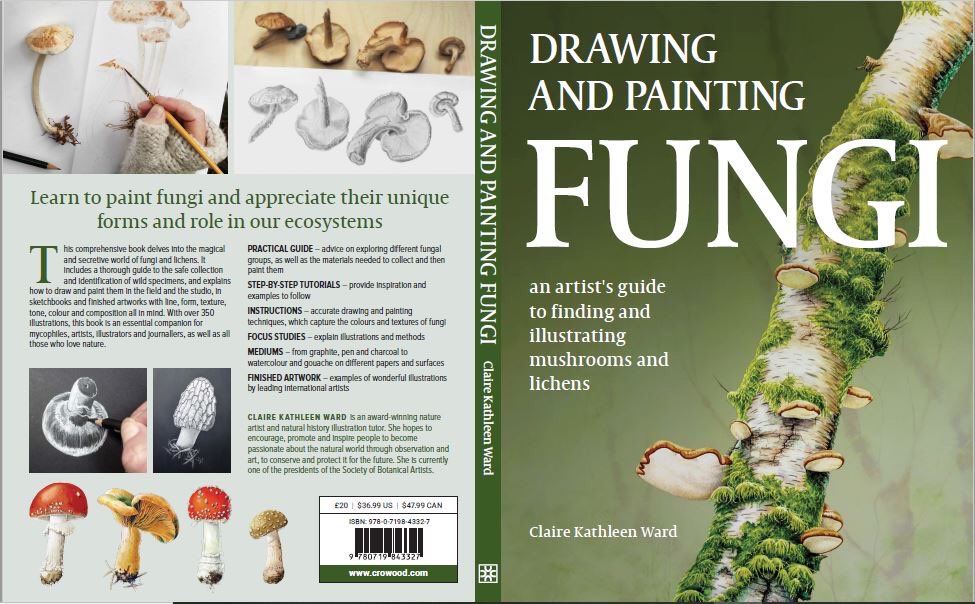 Monday sees the publish date of my book ‘Drawing and Painting Fungi’. I really hope it’ll be well received. 

#fungi #paintingfungi #mushroomart #drawingfungi #fungiart #mushroombook #fungibook