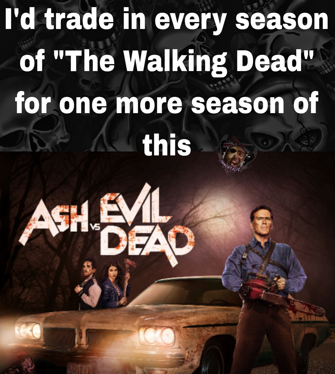 Who's with me?

#EvilDead #AshvsEvilDead