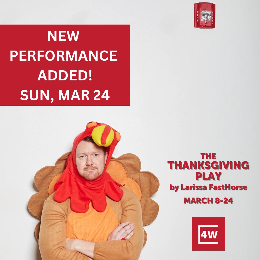 Tickets are flying away for THE THANKSGIVING PLAY! So, we’ve decided to add another show. Have an even better chance of seeing this hilarious satire with an added performance on SUNDAY, MARCH 24 at 3PM. #thethanksgivingplay #houstontheatre #houarts #houstonevents