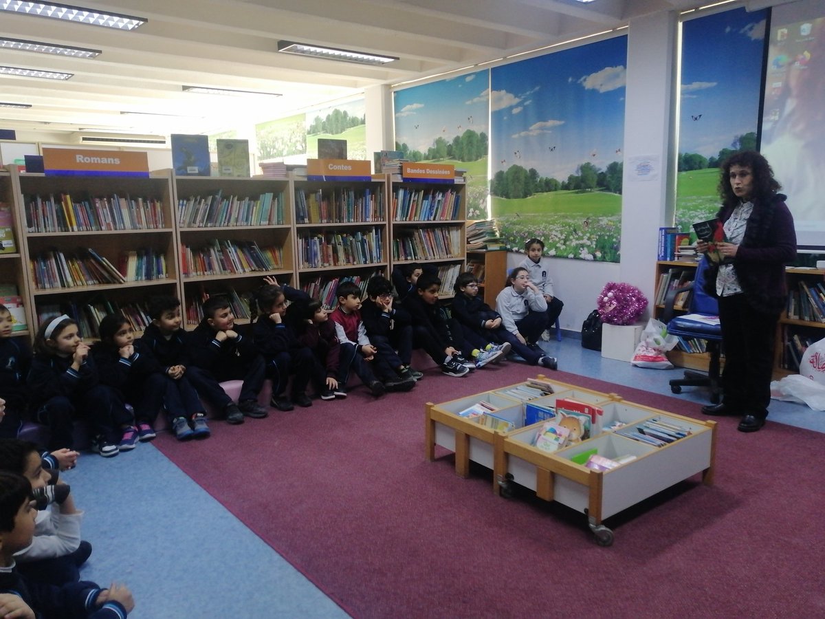 ضمن فعاليات #اليوم_العالمي_للغة_الأم إستمتع متعلمو الصف الثاني الأساسي بالقصص الشيقةالتي روتها لهم #الكاتبة سناء_شيباني <a href="/Hhhsinfo/">Houssam Hariri HS</a> <a href="/dina_jradi/">Dina Jradi</a> <a href="/lamaarabi1/">lama arabi</a> <a href="/TawilNoor/">Noor Taweel</a> <a href="/sashgh/">Sasha Ghosn</a>