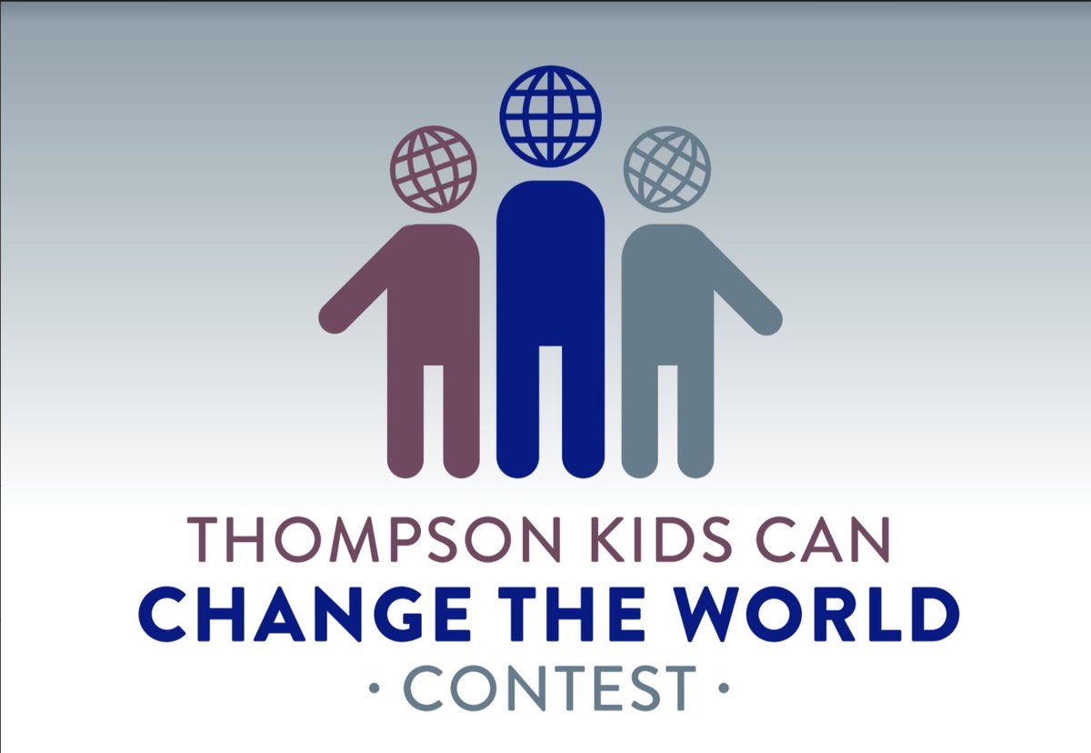 Thompson Kids Can Change the World Contest
TSD is looking for students who want to implement an idea that will positively impact their community. 
Application closes: 4/5

Submit a step-by-step plan online by 4/5 about how you can change the world.
Go to: bit.ly/3Snd4iR