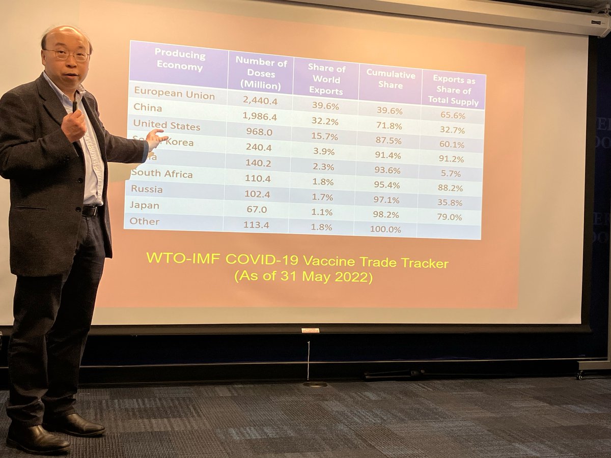 ICYMI: Prof. Peter Yu (@tamuclip), a recipient of this year's #SECFacultyTravel grant, gave a lecture at @UK_Patterson about U.S.-China tech conflicts to colleagues from @ukcollegeoflaw, @UKGattonCollege, and @UKarts_sciences.