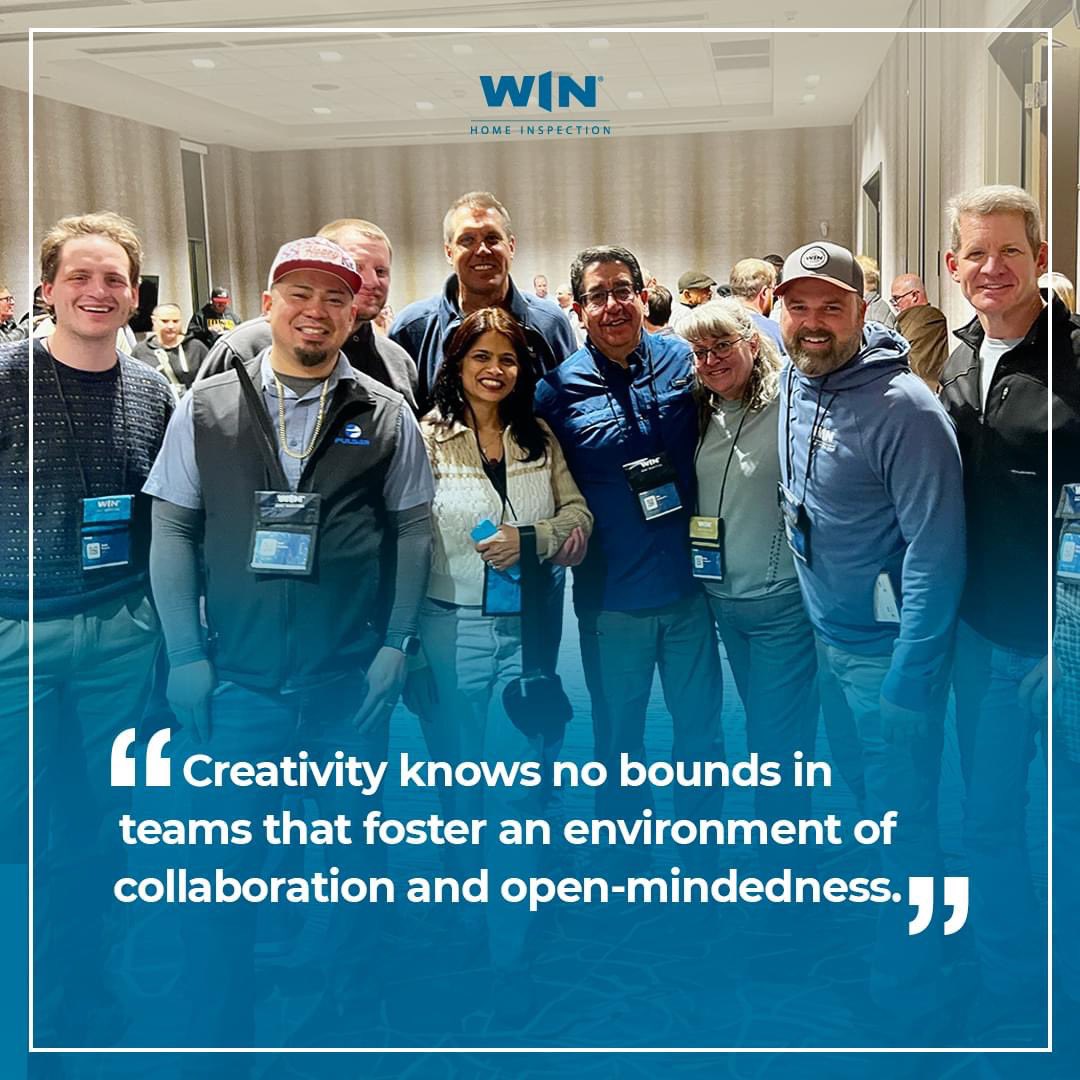 WIN_SanRamon's tweet photo. What keeps us moving forward? Innovation, Creativity, Collaboration, Open-Mindedness. These make up the foundation of the WIN family and how we continue to adapt to market changes and our clients' needs.💙

#winhomeinspection #inspiring #quotes https://t.co/F01LyaNAxX
