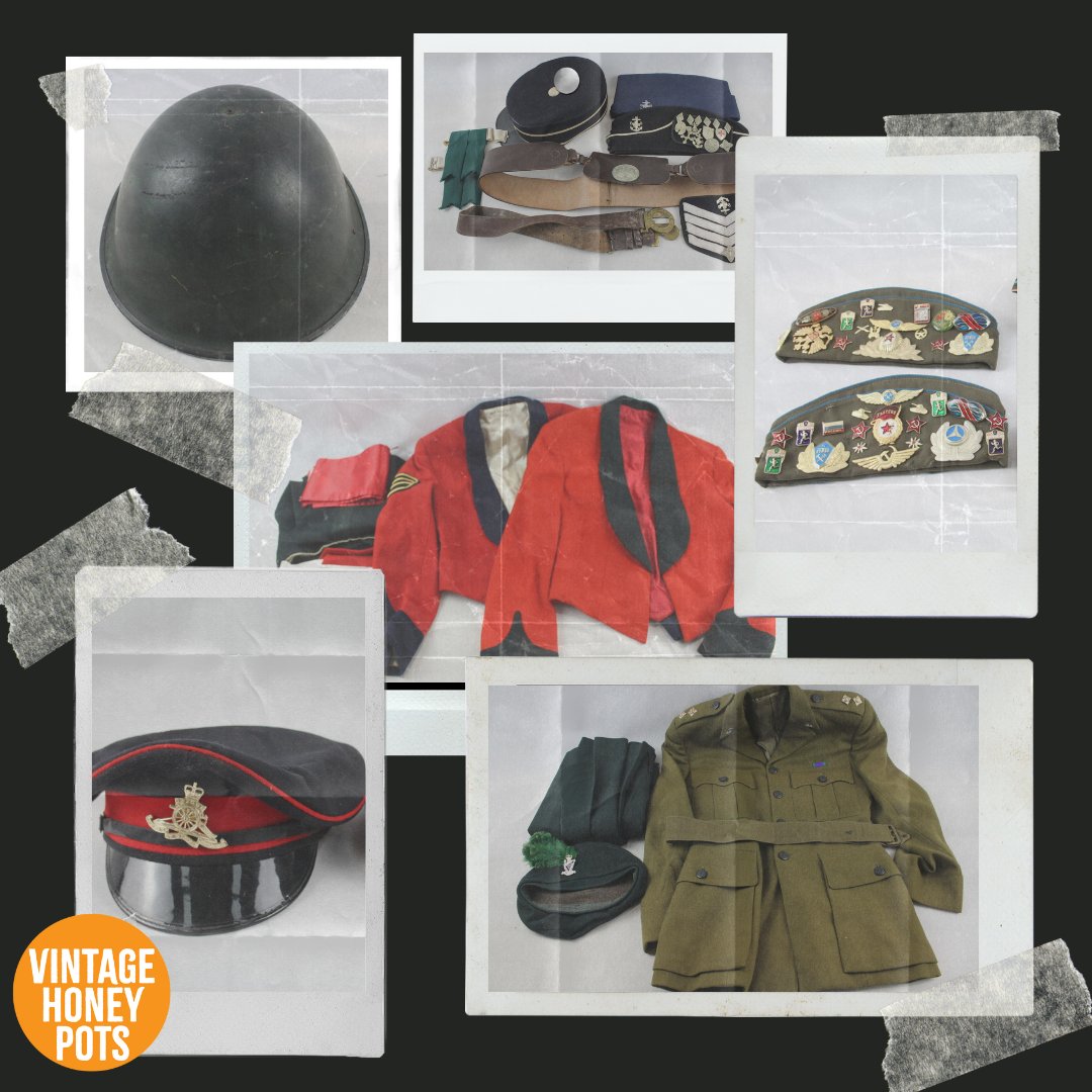 Step into history with our collection of meticulously curated vintage military items! From authentic uniforms to iconic memorabilia🎖️✨

check out our eBay site @VintageHoneyPot for all of these items!

#VintageMilitary #vintage #MilitaryCollectibles #eBay 
#shopvintage