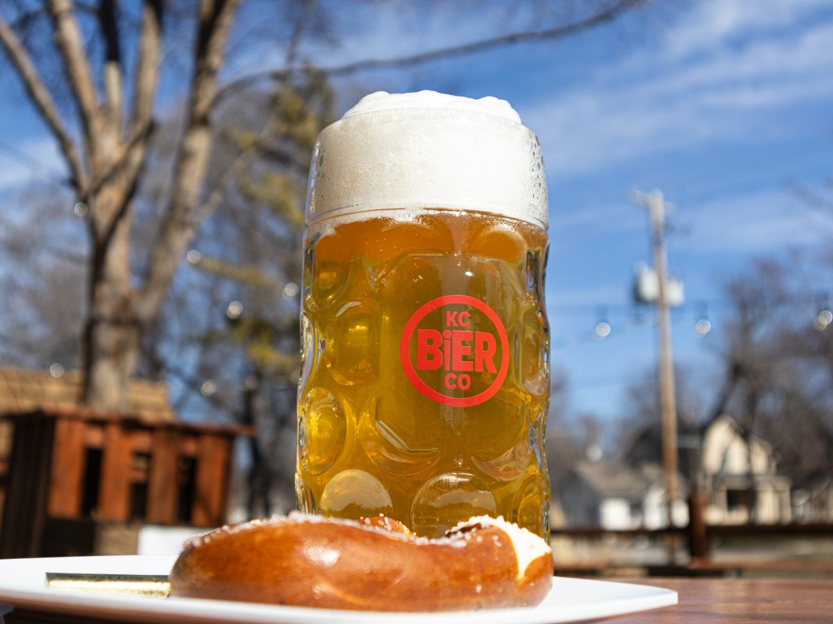 It's 64° and sunny. We have a Biergarten and Happy Hour specials. 

Enough said. 
☀️