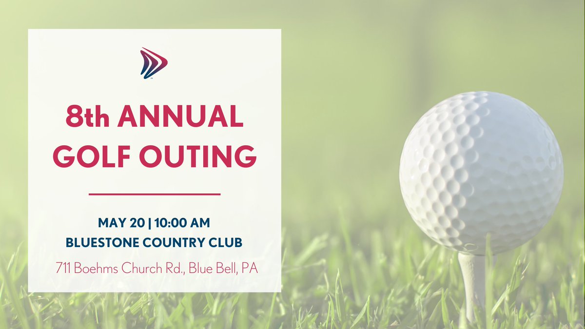 Save the date - our Annual Golf Outing comes to Blue Bell in May! Mark your calendar and dust off your clubs for a day of networking and fun on the links #GreaterWithCREW #GreaterMeansAll #CRE #PhillyCREW #CREEvent #PhillyEvent #CREWomen #WomenInCRE