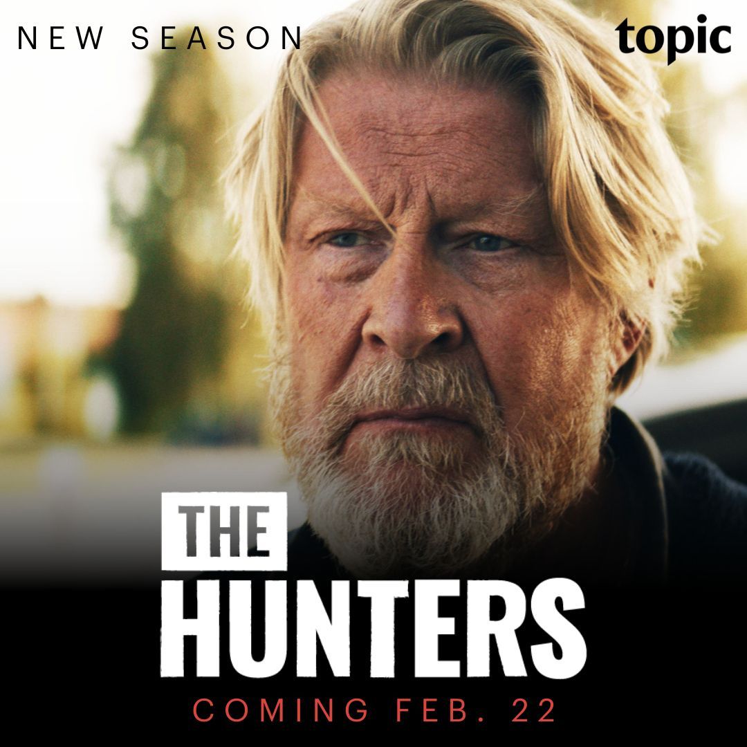 Rolf Lassgard is back for a second season of Swedish crime drama THE HUNTERS as retired policeman Erik Bäckström gets pulled into yet another crime in his small town. Premieres February 22 on Topic. Catch up on season 1 now: buff.ly/3Tz6Xuj