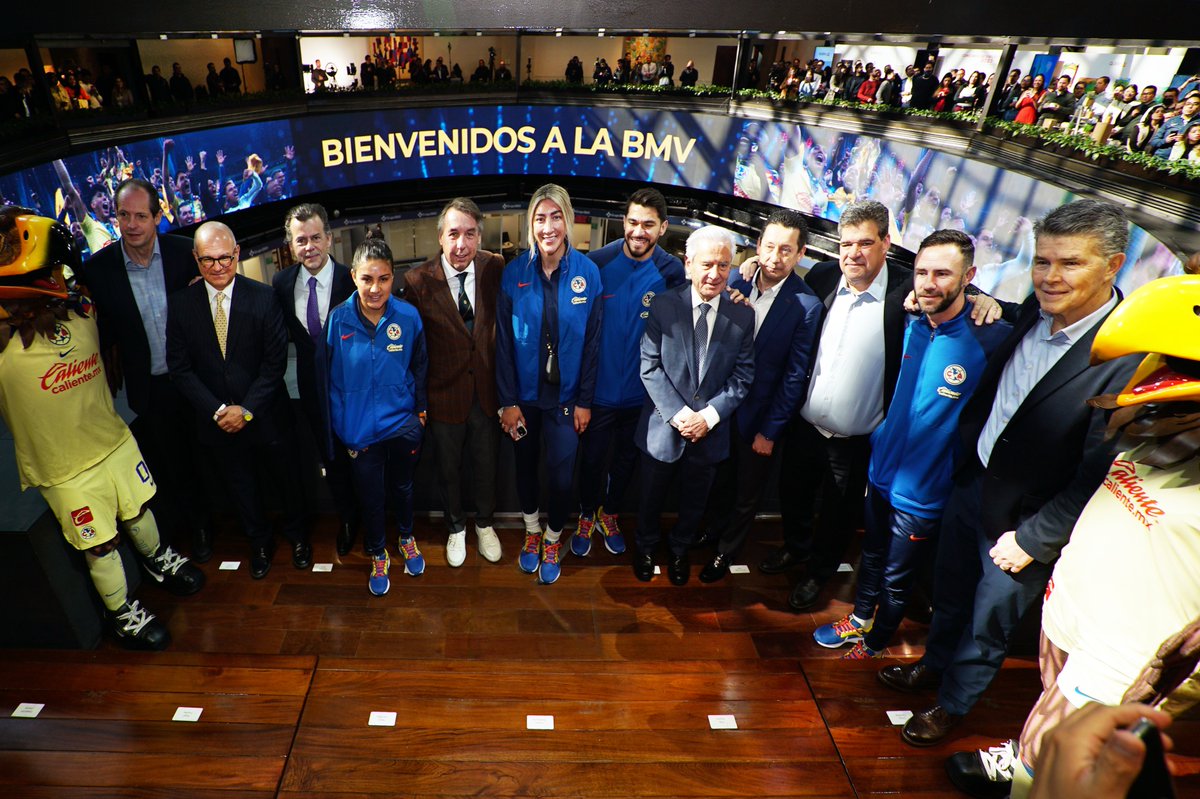 BMVMercados's tweet photo. ¡Felicitaciones por este emocionante paso hacia el futuro financiero, @ClubAmerica! 🦅💼 https://t.co/hUrMO9gGhm