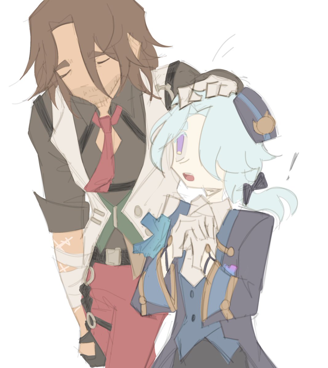 k_kseech's tweet photo. a poSSIBLE FOUND FAMILY ??!!!!?!!!??!??
#HonkaiStarRail #Misha #Gallagher https://t.co/OiwCou4aPh